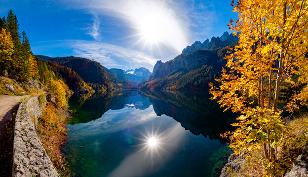 Der Vorderer Gosausee im Salzkammergut