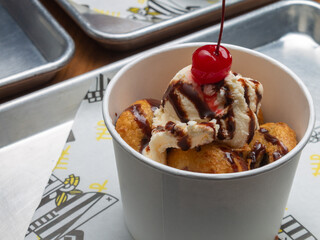 fried oreos ice cream