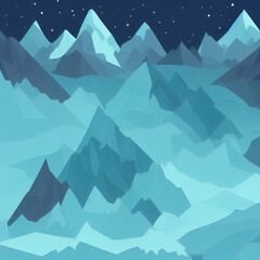 Hand drawn minimalist design mountains landscape set. album art cover. series of rolling hills and sky paintings. colorful, various, natural.