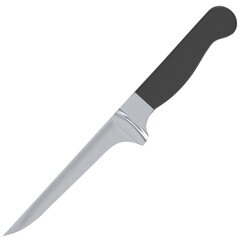 3d rendering illustration of a boning kitchen knife