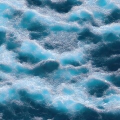 Fototapeta premium various overlooking ocean wave pattern set. photographic high detailed texture. 3d rendering illustration.