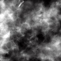 smoke effect set in dark background. 3d rendering illstration.