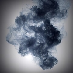 smoke effect set in dark background. 3d rendering illstration.