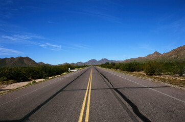 The Middle Road Arizona Desert