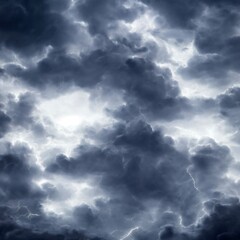 Obraz premium various cloud pattern set in sky and forest. 3d rendering illustration.