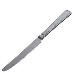 3d rendering illustration of a dessert kitchen knife