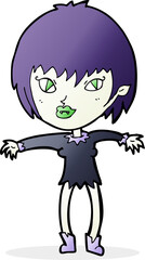 cartoon vampire girl