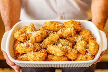 Bolinho De Arroz Prato Brasileiro