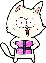 funny cartoon cat