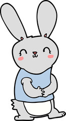 cute cartoon rabbit