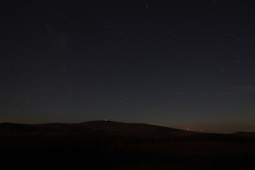 Sternenabend &uuml;ber dem Brocken