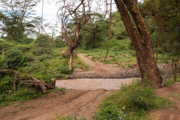 Scenic view of Makalia Falls in Lake Nakuru National Park, Kenya