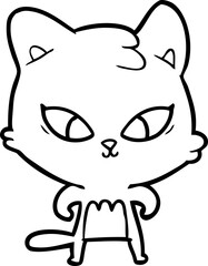 cute cartoon cat