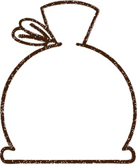 Bag Charcoal Drawing