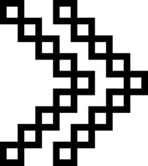 Arrow. new style black vector arrows