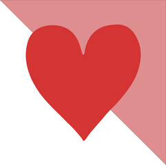 Obraz premium red heart