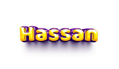 names of boys English helium balloon shiny celebration sticker 3d inflated ,Hassan