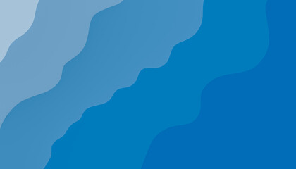 Blue gradient background with smooth lines.