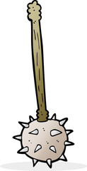 cartoon medieval mace