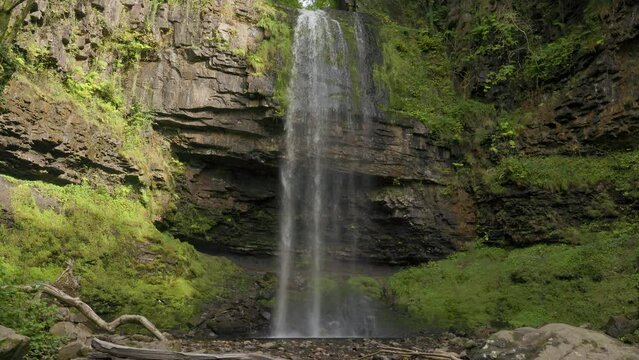 Henrhyd Falls - the highest waterfall in the Brecon Beacons, South Wales