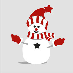 star hat snowman
