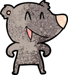 laughing bear cartoon