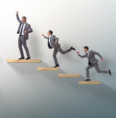 Gender discrimination concept with promotions