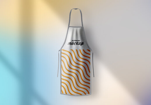 Apron Mockup Design With Editable Background