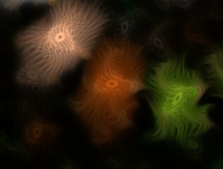 Naklejka premium Imaginatory fractal abstract background Image