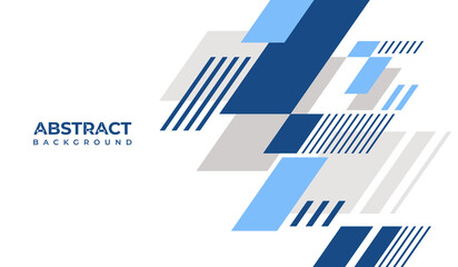 Abstract blue lines composition presentation banner