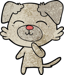 cartoon dog thinking