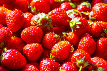 closeup strawberry, fruits background texture