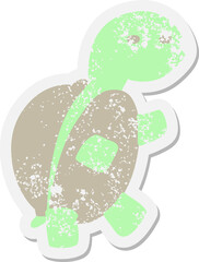 turtle grunge sticker