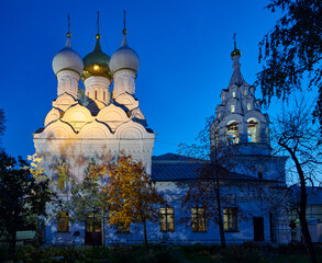 Russia. Moscow. Church of St. Nicholas the Wonderworker of Myra in Pyzhy on Bolshaya Ordynka Street