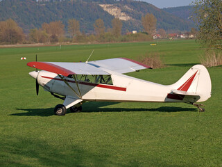 Fototapeta na wymiar Sportflugzeug