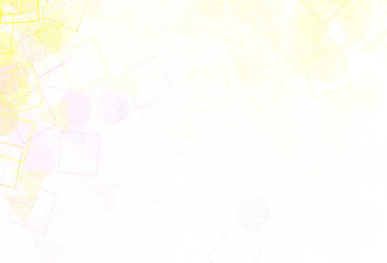 Light Multicolor vector texture with poly style with circles, cubes.