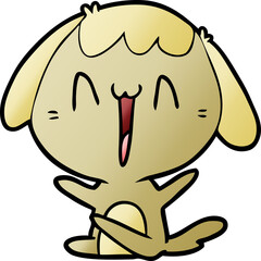 cute cartoon dog
