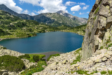 Naklejka na ściany i meble Pirin Mountain near Fish Banderitsa lake, Bulgaria