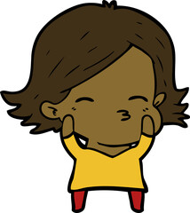 cartoon woman