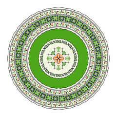 Romanian round design element 28