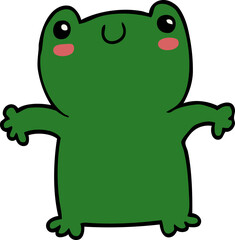 cartoon frog