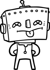 cartoon robot