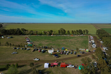 Campo de Jineteada, Stroeder, Province of Buenos Aires, Argentina.