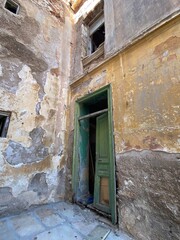 Fototapeta na wymiar Abandoned Greek property