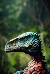 Fototapeta premium dinosaur 3d full color