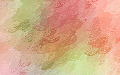 Fototapeta na wymiar Light Pink, Yellow vector template with chaotic poly shapes.