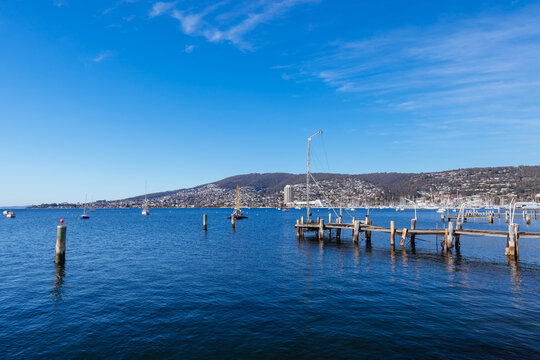 Sandy Bay View In Hobart Tasmania Australia