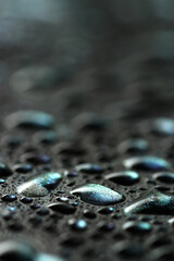 Macro texture of wet glitter surface as background