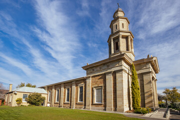 Fototapeta na wymiar St Georges Anglican Church in Hobart Tasmania Australia