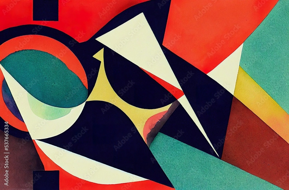 Aufkleber abstract background geometric illustration shapes textured wallpaper pattern geometry art style digi